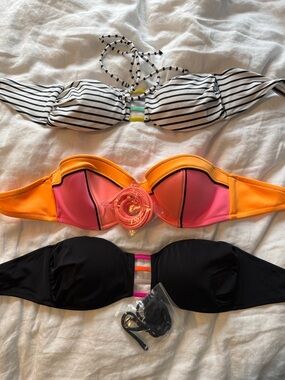 Victoria's Secret strapless bikini tops